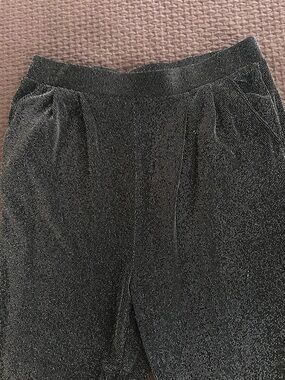 By Malene Birger eveningwear.  Size L. EUC.  Gray/black sparkly, soft lining.